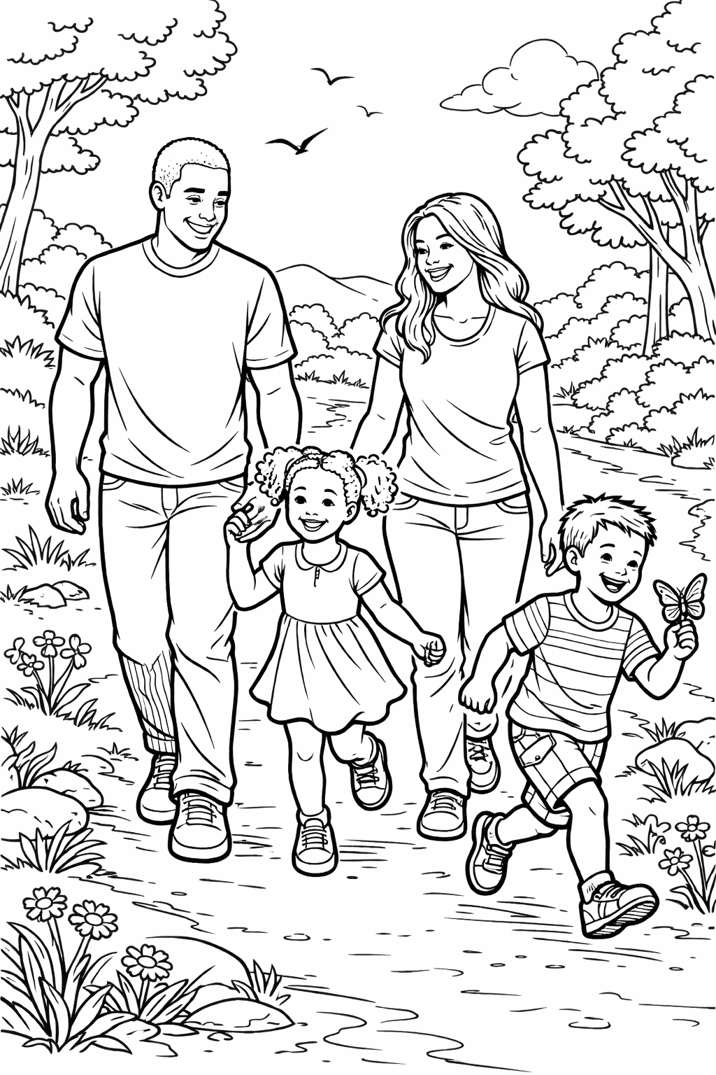 A KIDS WORLD (Coloring Book)