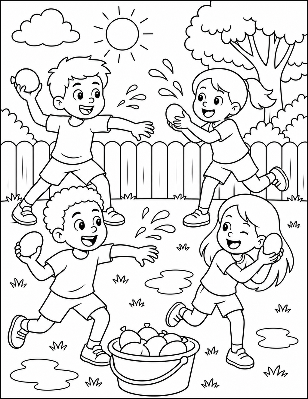 A KIDS WORLD (Coloring Book)