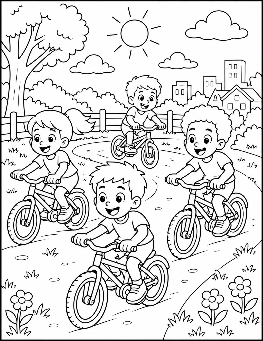 A KIDS WORLD (Coloring Book)