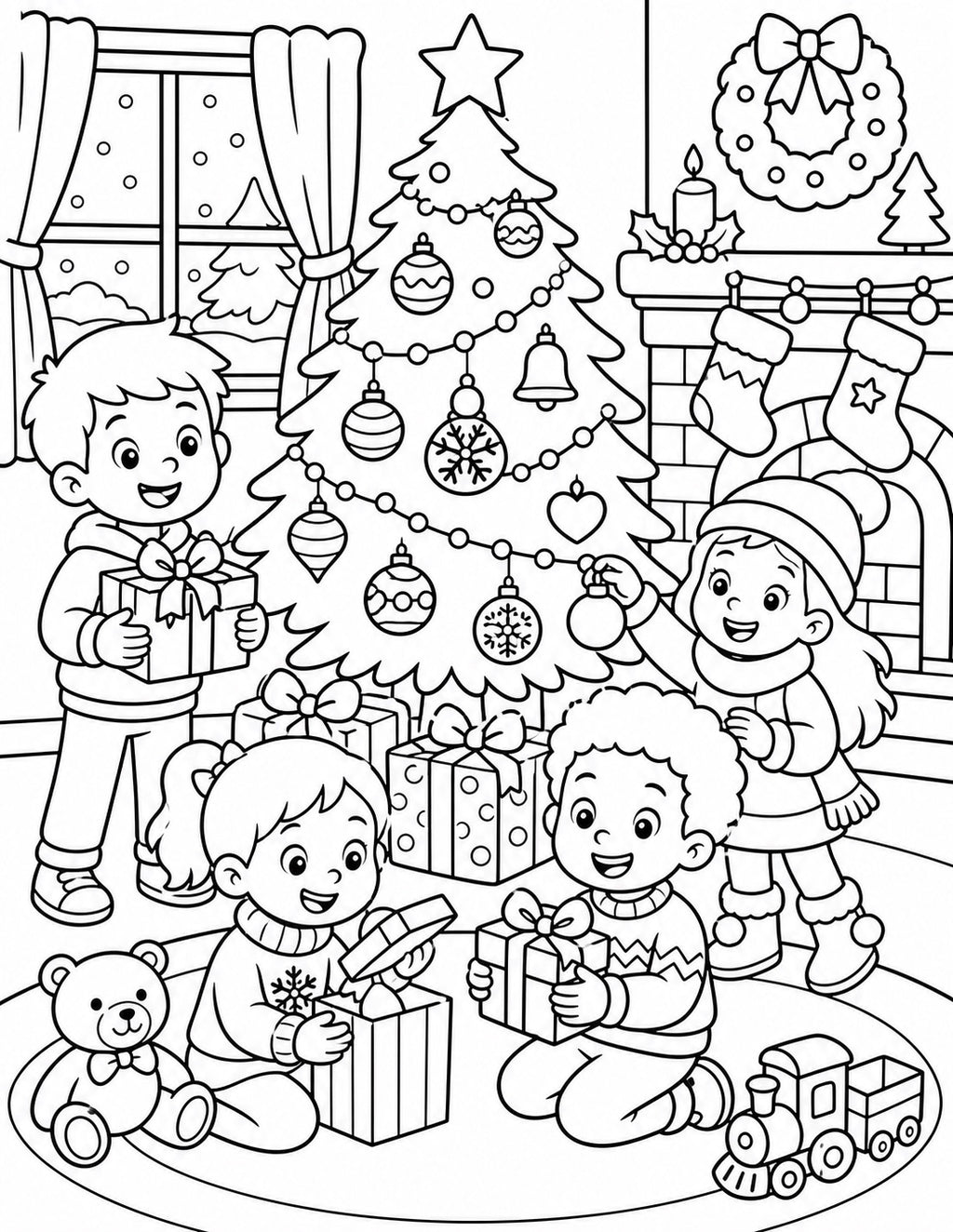 A KIDS WORLD (Coloring Book)