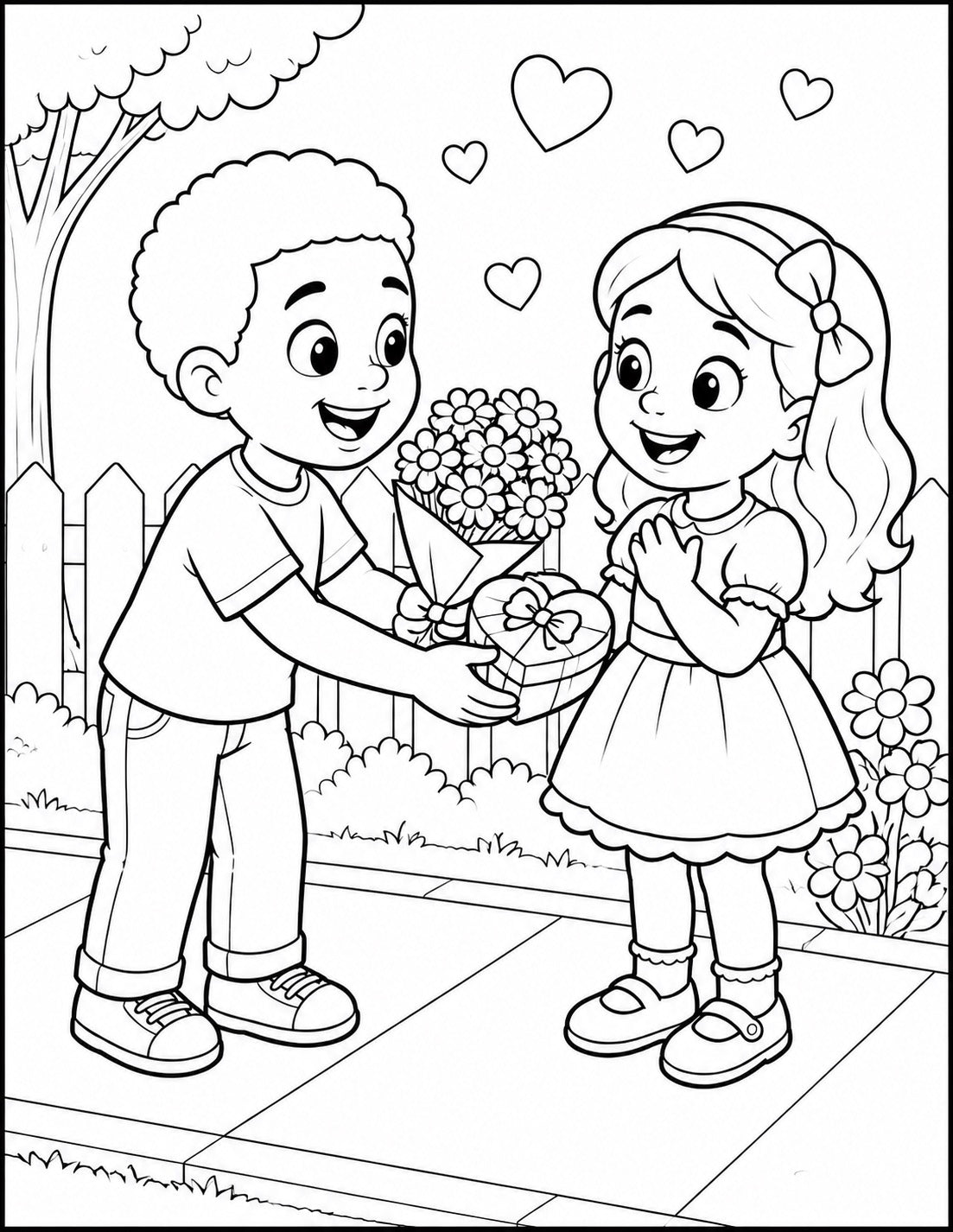 A KIDS WORLD (Coloring Book)