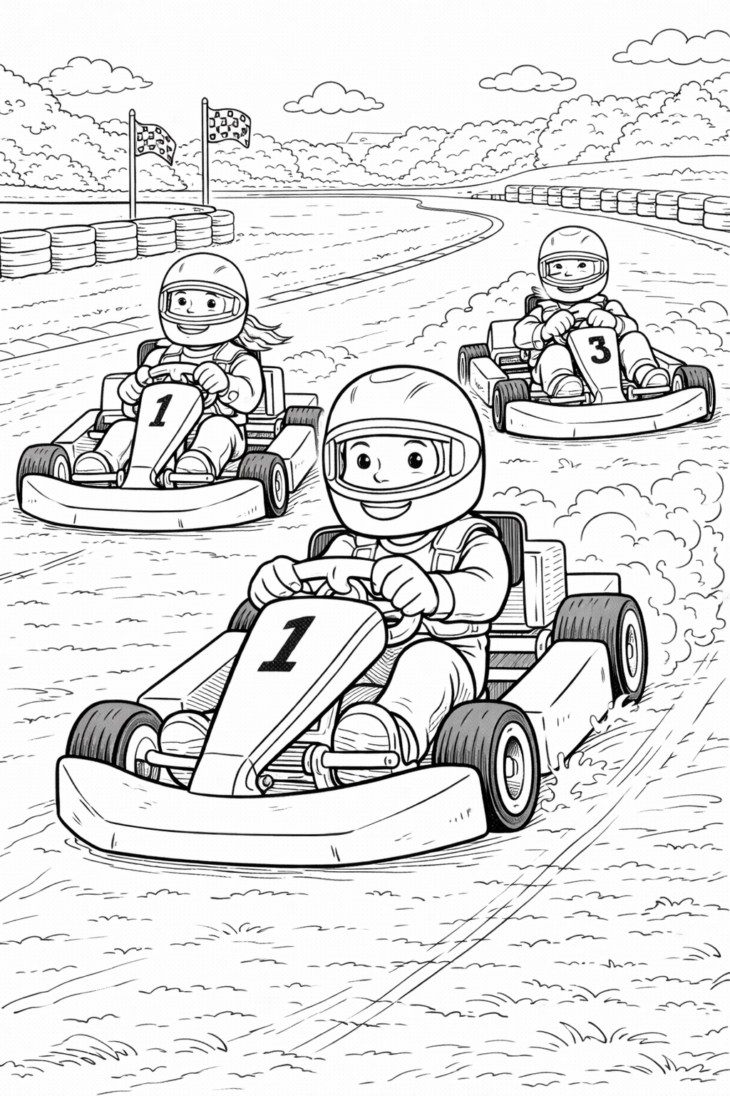 A KIDS WORLD (Coloring Book)