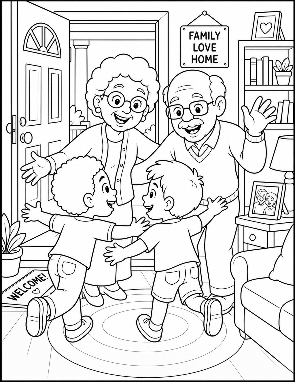 A KIDS WORLD (Coloring Book)