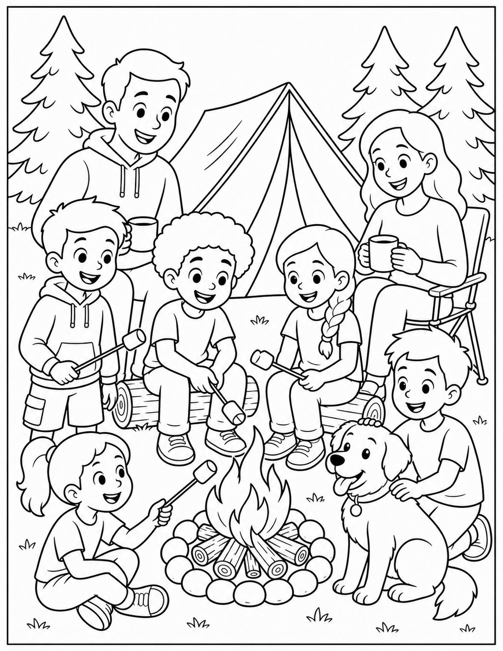 A KIDS WORLD (Coloring Book)