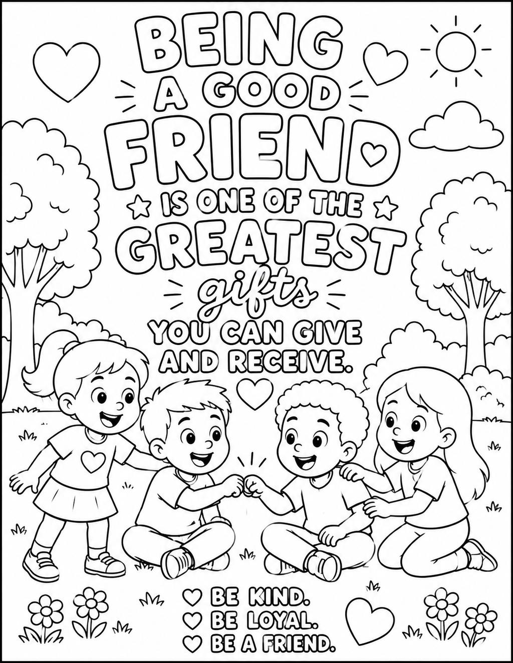 A KIDS WORLD (Coloring Book)