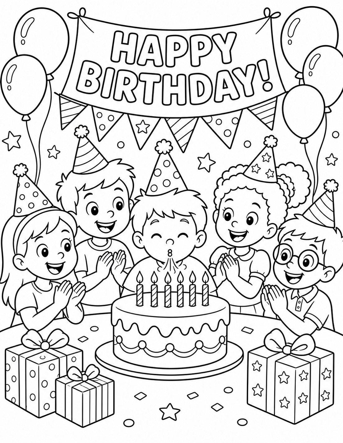 A KIDS WORLD (Coloring Book)