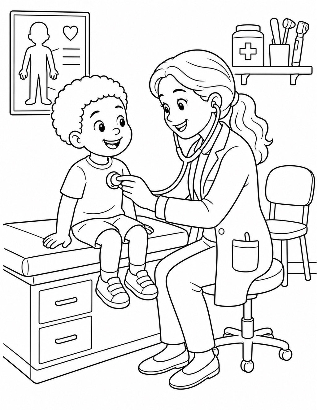 A KIDS WORLD (Coloring Book)