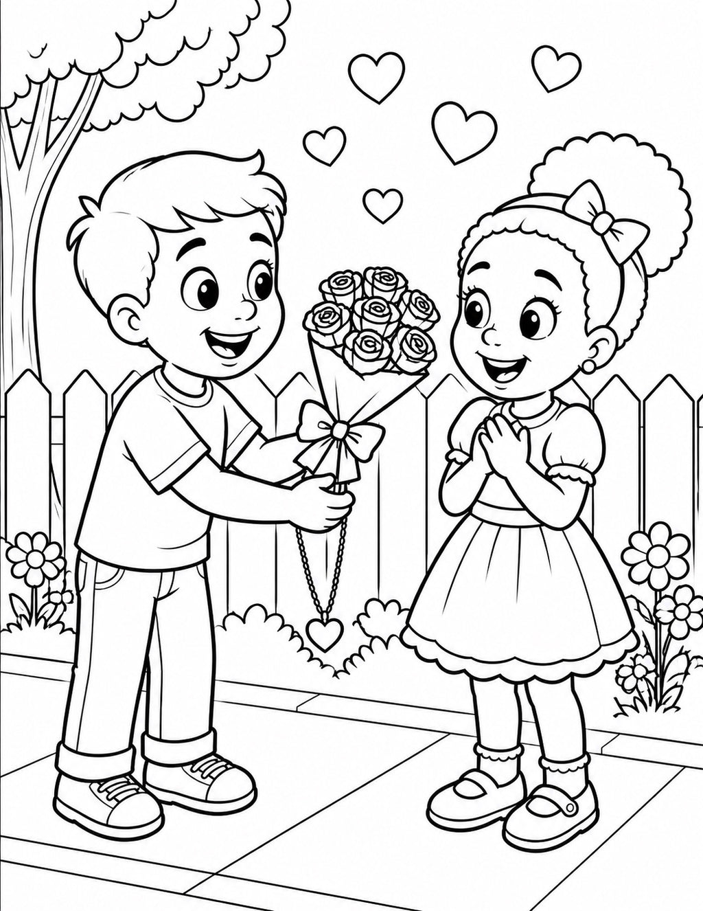 A KIDS WORLD (Coloring Book)