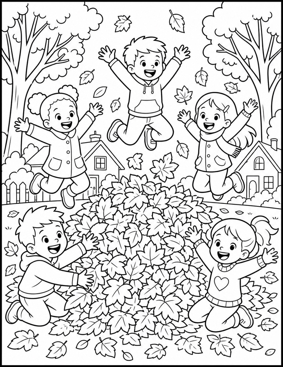 A KIDS WORLD (Coloring Book)