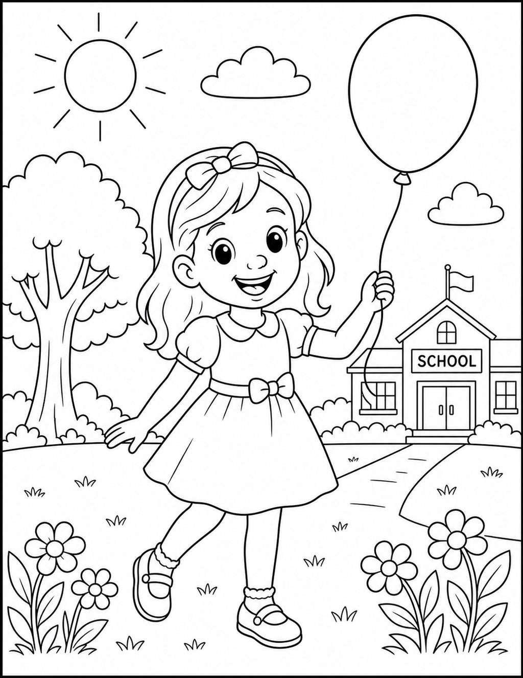A KIDS WORLD (Coloring Book)
