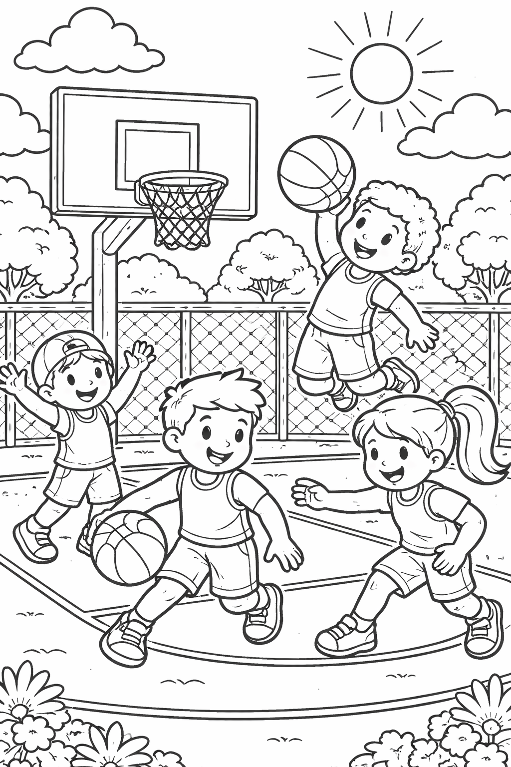 A KIDS WORLD (Coloring Book)