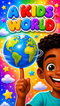 A KIDS WORLD (Coloring Book)