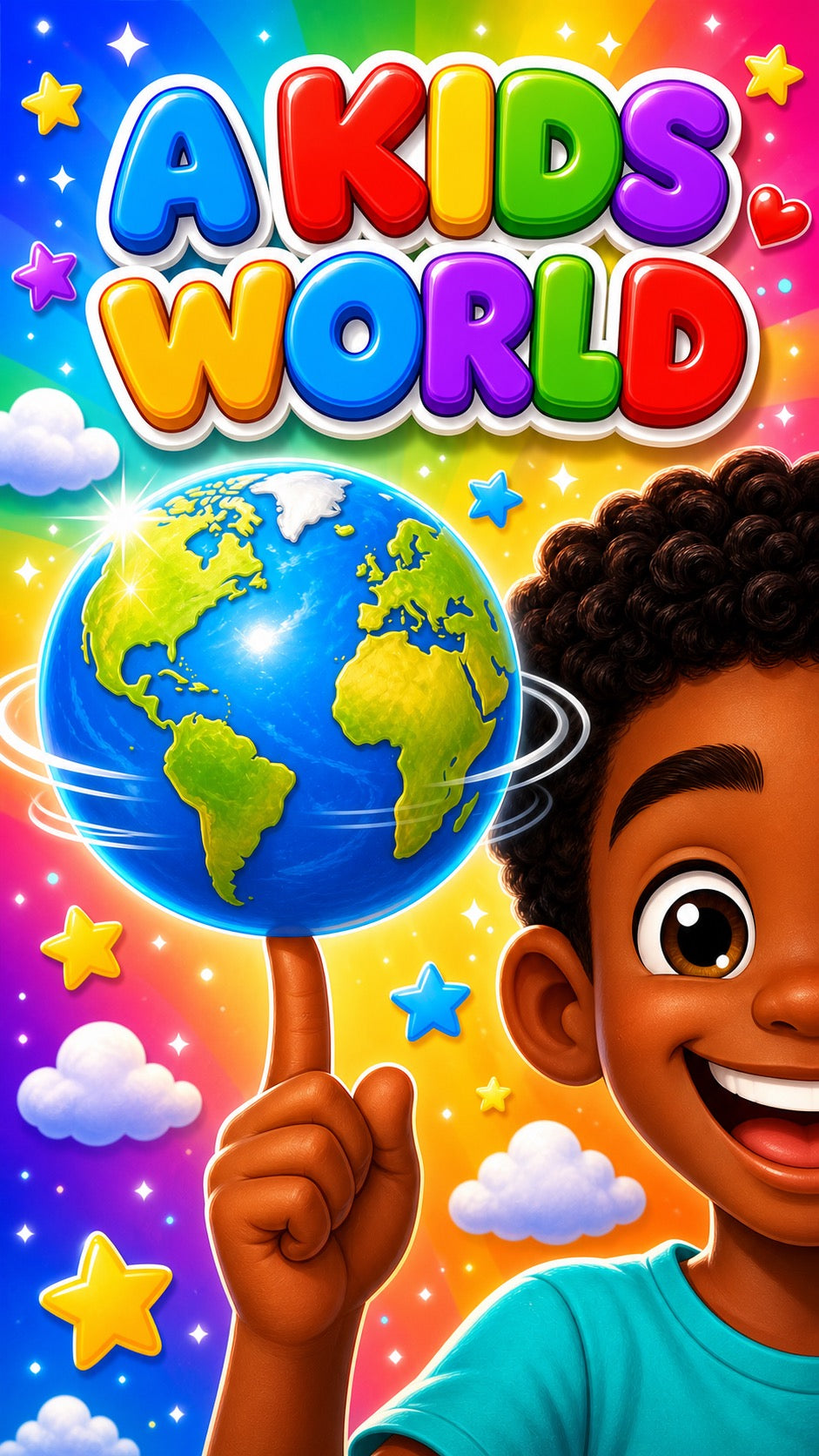 A KIDS WORLD (Coloring Book)