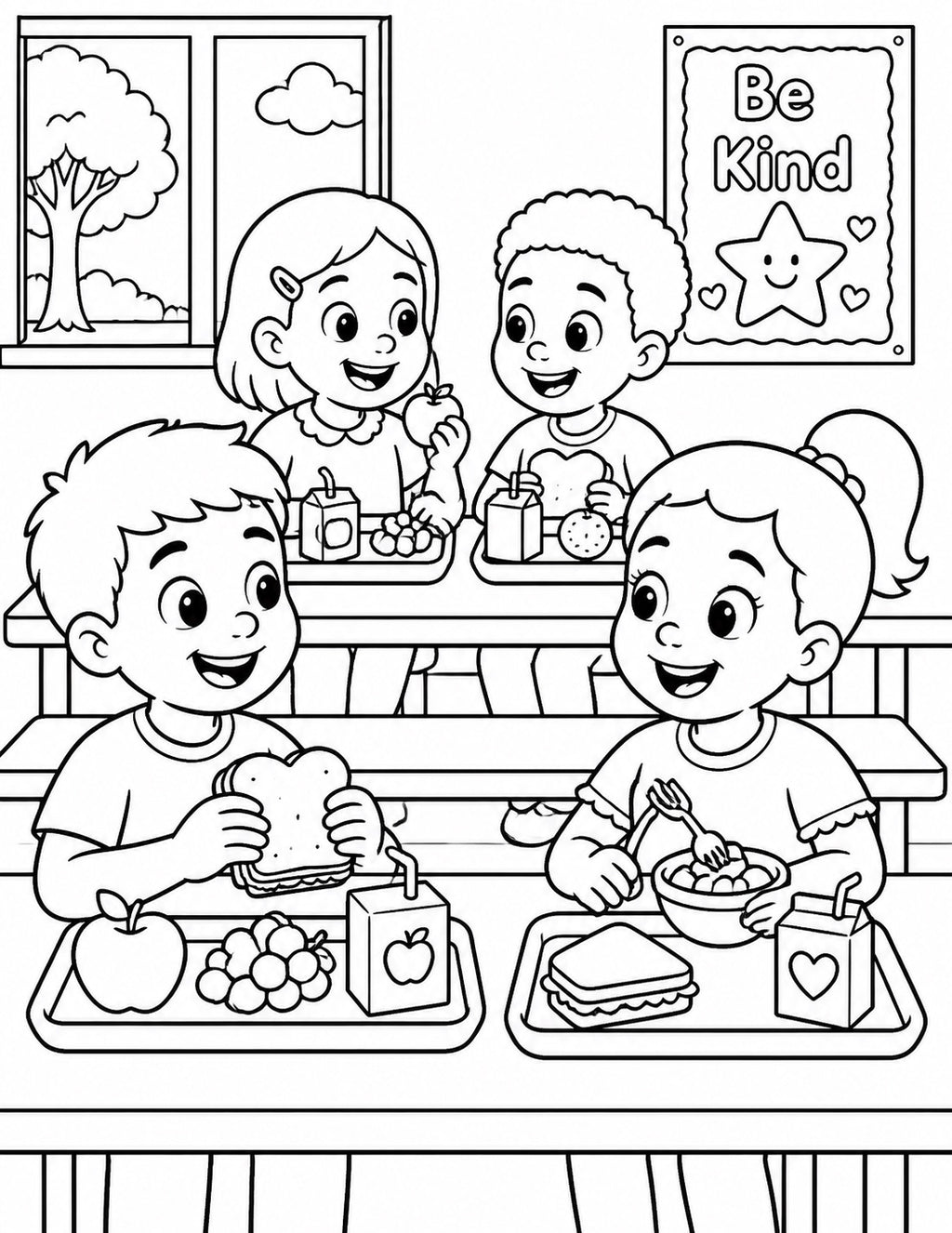 A KIDS WORLD (Coloring Book)