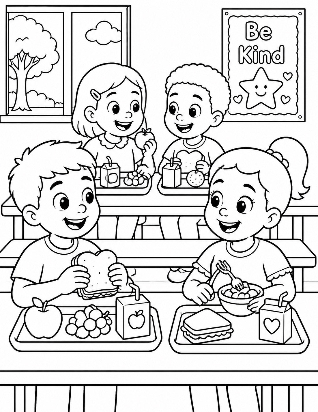 A KIDS WORLD (Coloring Book)
