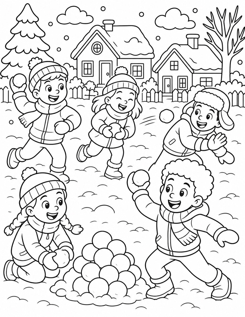 A KIDS WORLD (Coloring Book)