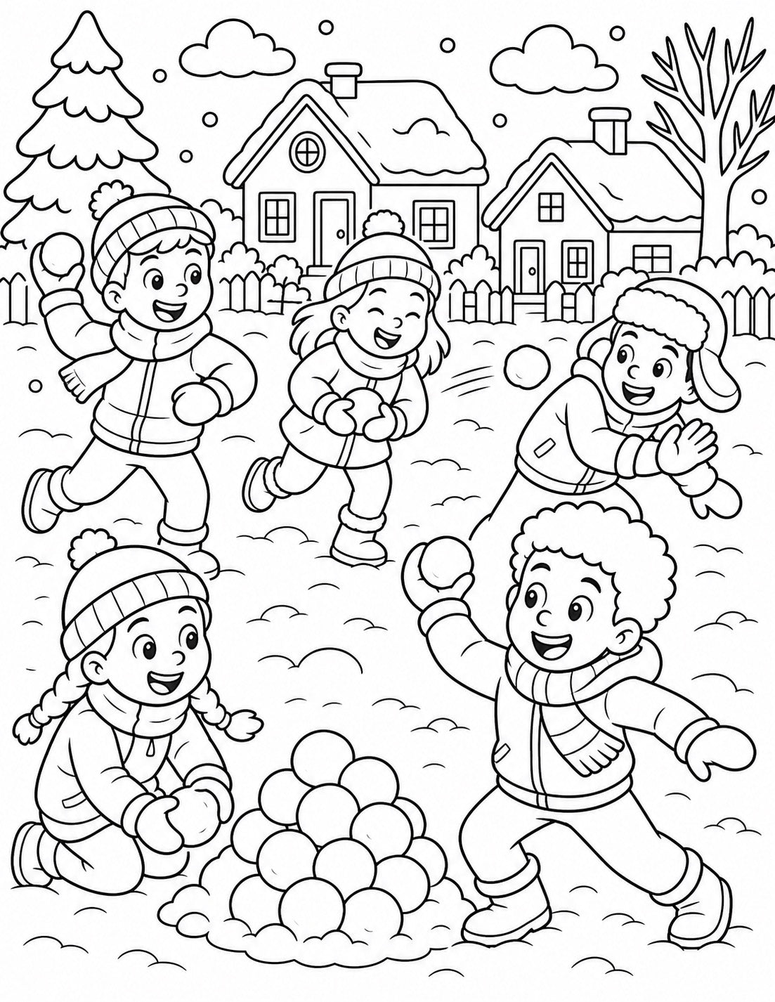 A KIDS WORLD (Coloring Book)